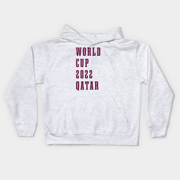 World cup 2022-Qatar Kids Hoodie by Vauz-Shop